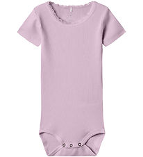 Name It Bodysuit s/s - Rib - Noos - NbfKab - Winsome Orchid