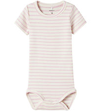 Name It Bodysuit s/s - Rib - Noos - NbnBani - Winsome Orchid