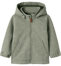 Name It Softshell Jacket w. Fleece - NmmAlfa08 - Shadow w. Magic