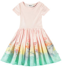 Molo Dress - Rib - Cissa - Wave Jumping w. Dolphins