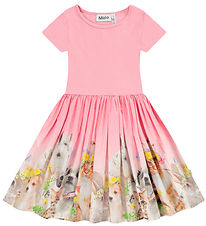 Molo Dress - Rib - Cissa - Midsummer w. Pets