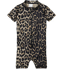 Sofie Schnoor Schwimmanzüg - Erlaubt - UV50+ - Light Brown Leopa