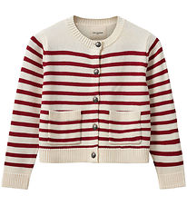 Sofie Schnoor Cardigan - Knitted - Off White/Red