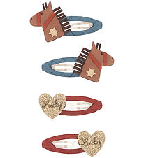 Mimi & Lula Hair Clips - 4-Pack - 5 cm - Lucky Horse