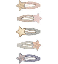 Mimi & Lula Hair Clips - 5-Pack - 4 cm - Stellina Sparkle Fa