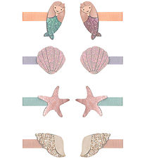 Mimi & Lula Hair clip - 8-Pack - 3 cm - Mermaid Sealife