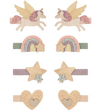Mimi & Lula Hair clip - 8-Pack - 3 cm - Flying Unicorn Dreamland