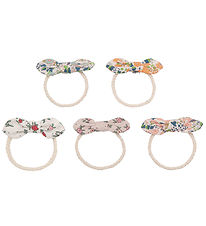 Mimi & Lula Elastic Hair Bands - 5-Pack - 4.5 cm - Flora Bow Flo