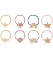 Mimi & Lula Elastic Hair Bands - 8-Pack - Rainbow & Star Dreamla