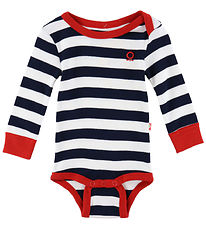 Katvig Bodysuit l/s - Navy/White