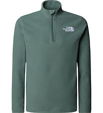The North Face Fleecejacka - Glacier - 1/4 Zip - Anka Green