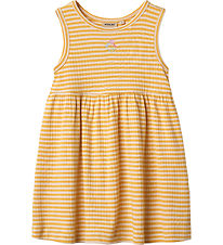 Wheat Kleid - Rib - Martha - Yellow Rib Stripe