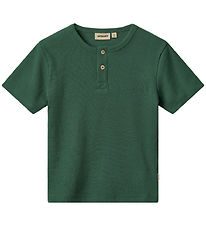 Wheat T-shirt - Rib - Lumi - Green