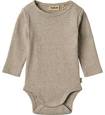 Wheat Body l/ä - Rib - Spencer - Kies Melange