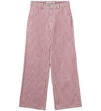 Sofie Schnoor Jeans - Denim - Röd Striped