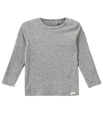 Sofie Schnoor Bluse - Rib - Petriciasb - Grau Meliert