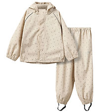 Sofie Schnoor Rainwear - PU - Varask - Sand w. Flowers