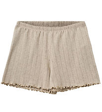 Sofie Schnoor Shorts - Haselsy Points - Beige w. Pointelle