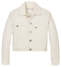 Tommy Hilfiger Jeansjacke - Trucker - Weiß