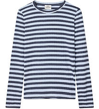 Mads Nørgaard Blouse - Rib - Talika - Parisian Night/Cashmere Bl