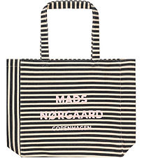 Mads Nørgaard Shopper - Recycled Boutique Athens - Black Stripe