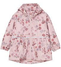 Minymo Softshell Jacket - Peach Whip w. Flowers
