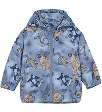 Minymo Softshell Jacket - Flint Stone w. Print