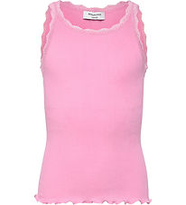 Rosemunde Top - Rib - Balta - Prism Pink w. Farmers