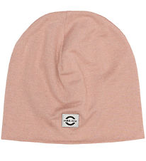Mikk-Line Beanie - 2-layer - Ash Rose w. Glitter