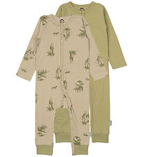 Mikk-Line Jumpsuit - 2-Pack - Gray Green
