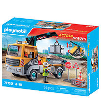 Playmobil Action Hetjur - Kranabíll - 71750 - 55 Partar