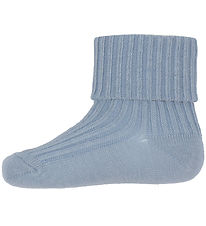 MP Socks - Rib - Dusty Blue