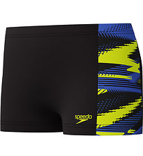 Speedo Zwemslips - HyperBoom-paneel - Zwart m. Geel/Blauw