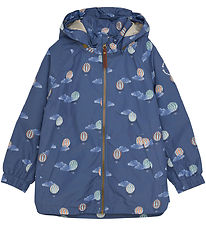 En Fant Lightweight Jacket - Vintage Indigo w. Hot air balloons