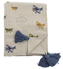 Bloomingville Mini Blanket - 160x130 cm - Plane Blanket - Nature