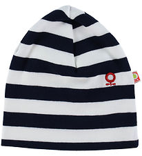 Katvig Beanie - Navy/White Striped