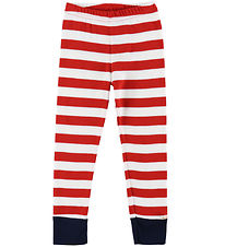 Katvig Leggings - Red/White Striped