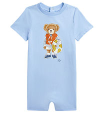 Polo Ralph Lauren Sommerstrampler - Hellblau m. Kuscheltier