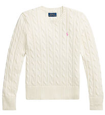 Polo Ralph Lauren Bluse - Strick - Weiß