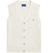 Polo Ralph Lauren Waistcoat - Knitted - White