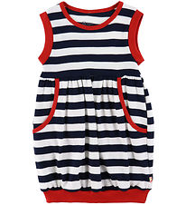 Katvig Dress - Navy/White Striped