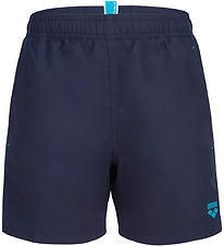 Arena Swim Shorts - Solid R - Navy/Turquoise