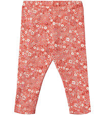 Wheat Leggings - Jules - Coral Flowers