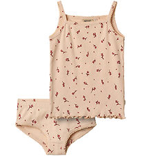 Wheat Underwear - Rib - Havanna - Rose Water Flowers