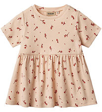 Wheat Kleid - Rib - Anna - Rose Wasserblumen
