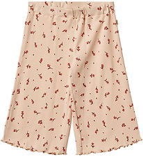 Wheat Trousers - 3/4 - Rib - Marena - Rose Water Flowers