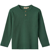 Wheat Bluse - Rib - Morris - Green Tee