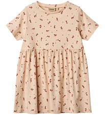 Wheat Kleid - Rib - Anna - Rose Wasserblumen
