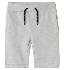 Name It Sweat Shorts - NkmVasse - Light Grey Melange