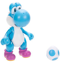 Super Mario Figure - 10 cm - Light-Blue Yoshi